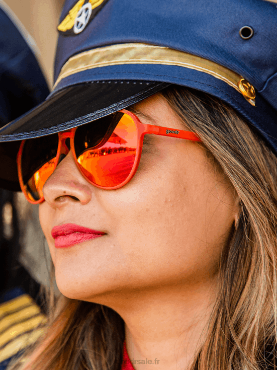 Goodr T6H2X113 les yeux rouges du capitaine blunt