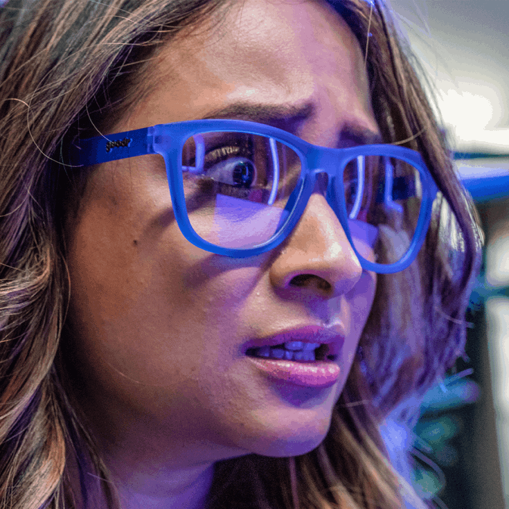 Goodr T6H2X21 nuances bleues de la mort