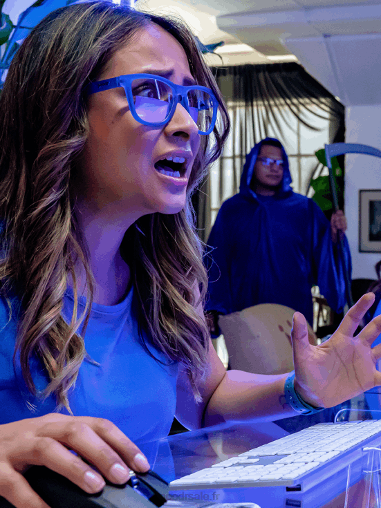 Goodr T6H2X21 nuances bleues de la mort